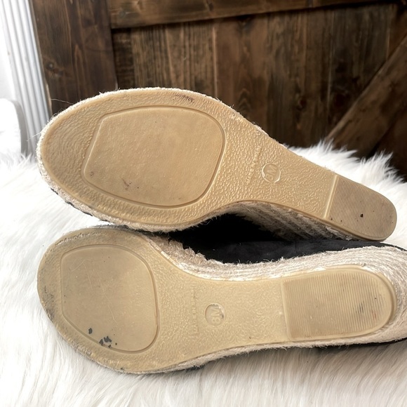 VINCE Sonora Peep Toe Suede Espadrilles - Picture 8 of 12